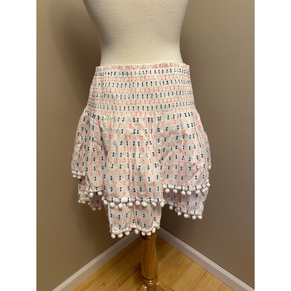 NWT Lilly Pulitzer Ethenia Resort White Neon Gauzy Clip Skirt Size Large - Picture 4 of 6